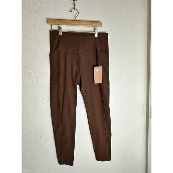 Girlfriend Collective Earth Compressive Pocket Legging - Brown - Picture 2 of 4